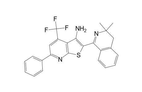 2-(3,3-dimethyl-4H-isoquinolin-1-yl)-6-phenyl-4-(trifluoromethyl)-3-thieno[2,3-b]pyridinamine
