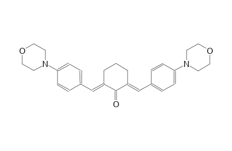 (2E,6E)-2,6-bis[4-(4-morpholinyl)benzylidene]cyclohexanone