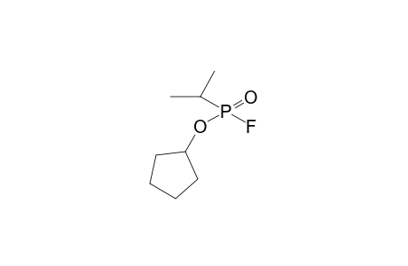 Cyclopentyl isopropylphosphonofluoridoate
