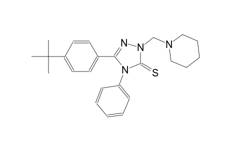 3H-1,2,4-triazole-3-thione, 5-[4-(1,1-dimethylethyl)phenyl]-2,4-dihydro-4-phenyl-2-(1-piperidinylmethyl)-