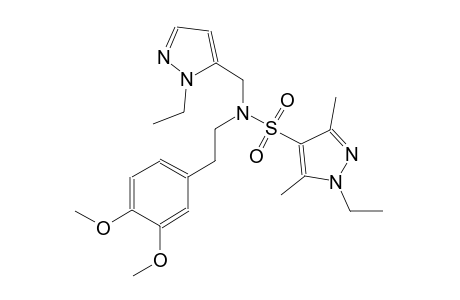 1H-pyrazole-4-sulfonamide, N-[2-(3,4-dimethoxyphenyl)ethyl]-1-ethyl-N-[(1-ethyl-1H-pyrazol-5-yl)methyl]-3,5-dimethyl-