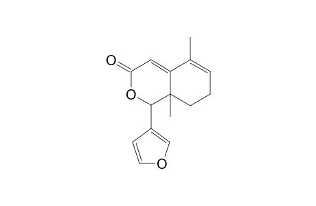 1-(3-furanyl)-5,8a-dimethyl-7,8-dihydro-1H-2-benzopyran-3-one