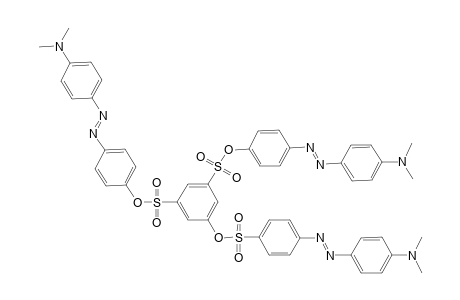 4-(Dimethylamino)-4'-{3'',5''-bis[4''',4'''-(Dimethylaminophenyl)azophenylsulfonyloxy]sulfonyl}azobenzene