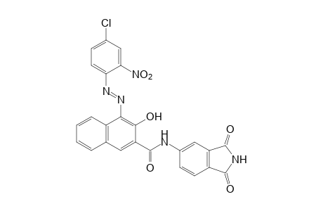 4-[(4-CHLORO-2-NITROPHENYL)AZO]-N-(1,3-DIOXO-5-ISOINDOLINYL)-3-HYDROXY-2-NAPHTHAMIDE