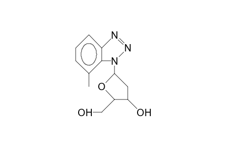 1-(2-Deoxy-B-D-erythro-pentofuranosyl)-7-methyl-2H-benzotriazole