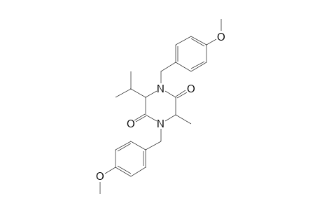 (3S,6S)-N,N'-BIS-(4-METHOXYBENZYL)-3-ISOPROPYL-6-METHYLPIPERAZINE-2,5-DIONE