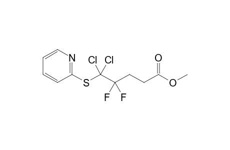 Methyl 5,5-Dichloro-4,4-difluoro-5-(2-pyridylthio)pentanoate
