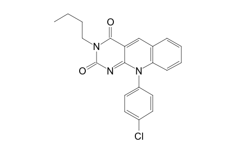 3-Butyl-10-(4-chloro-phenyl)-10H-pyrimido[4,5-b]quinoline-2,4-dione