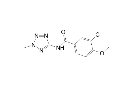 3-chloro-4-methoxy-N-(2-methyl-2H-tetraazol-5-yl)benzamide