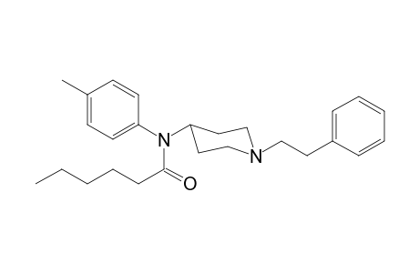 N-(1-Phenethyl-4-piperidyl)-N-(4-methylphenyl)hexanamide