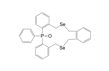 12-Phenyl-5,12,17,19-tetrahydro-7H-12.lammada.5-tribenzo[c,h,k][1,9,5]diselenaphosphacyclotridecin-12-one