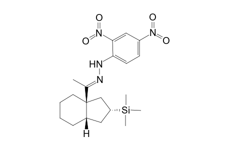 (1S,6S)-1-Acetyl-8-trimethylsilylbicyclo[4.3.0]nonane-(2,4-dinitrophenylhydrazone)