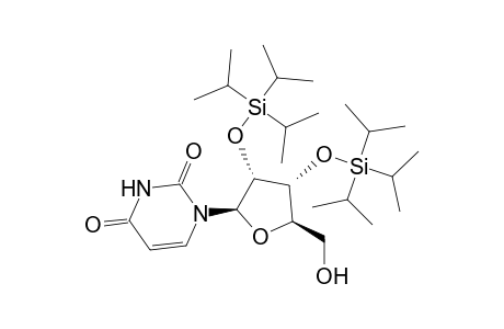 1-[(2R,3R,4R,5R)-5-(hydroxymethyl)-3,4-bis(triisopropylsilyloxy)tetrahydrofuran-2-yl]pyrimidine-2,4-dione