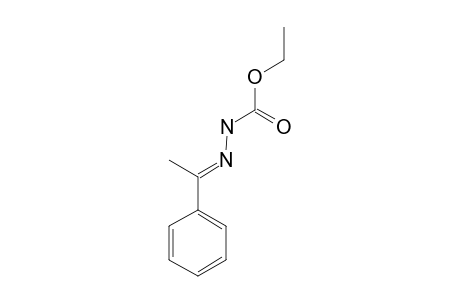 N'-[1-PHENYLETHYLIDENE]-HYDRAZINE-CARBOXYLIC-ACID-ETHYLESTER