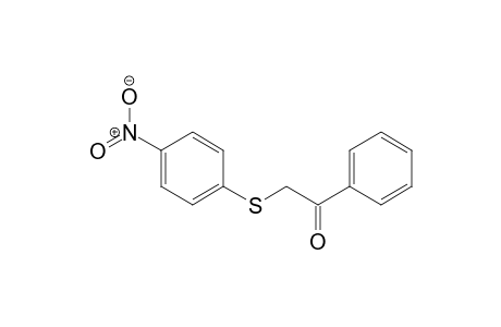 2-[(4-Nitrophenyl)sulfanyl]-1-phenylethanone