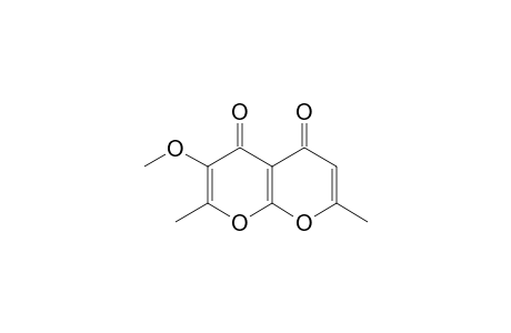 4H,5H-Pyrano[2,3-b]pyran-4,5-dione, 3-methoxy-2,7-dimethyl-