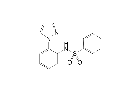 N-(2-(1H-pyrazol-1-yl)phenyl)benzenesulfonamide