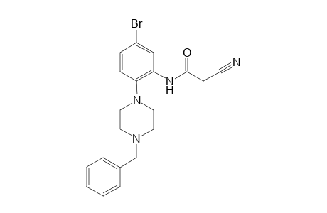 N-(2-(4-Benzylpiperazin-1-yl)-5-bromophenyl)-2-cyanoacetamide