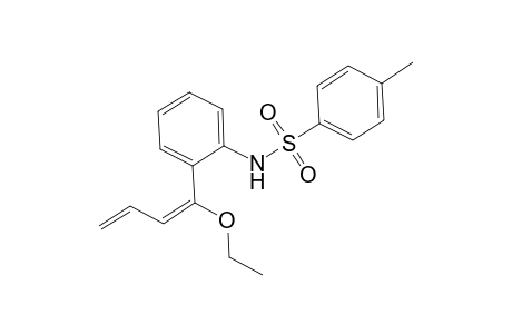 N-[2-[(1E)-1-ethoxybuta-1,3-dienyl]phenyl]-4-methyl-benzenesulfonamide