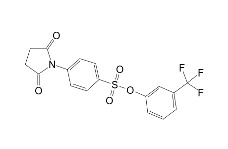 3-(Trifluoromethyl)phenyl 4-(2,5-dioxo-1-pyrrolidinyl)benzenesulfonate
