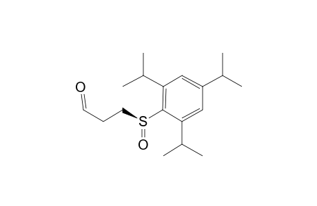 3-[(S)-(2,4,6-triisopropylphenyl)sulfinyl]propanal