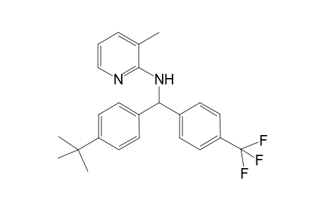 N-[{4-(tert-Butyl)phenyl}{4-(trifluoromethyl)phenyl}methyl]-3-methylpyridin-2-amine