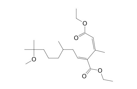 2-Pentenedioic acid, 4-(7-methoxy-3,7-dimethyloctylidene)-3-methyl-, diethyl ester, (Z,E)-(.+-.)-