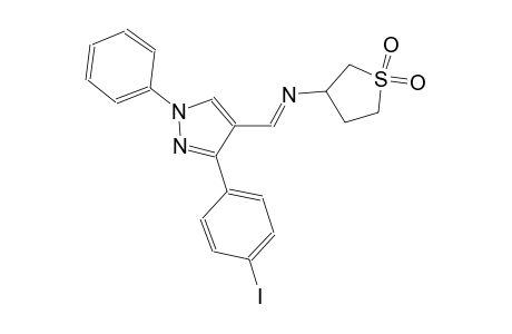 3-thiophenamine, tetrahydro-N-[(E)-[3-(4-iodophenyl)-1-phenyl-1H-pyrazol-4-yl]methylidene]-, 1,1-dioxide