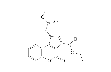 Ethyl 1-(2-methoxy-2-oxoethylidene)-4-oxo-1,4-dihydrocyclopenta[c]chromene-3-carboxylate