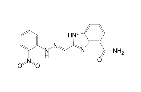 2-(.alpha.-Carbamoyl)-[(2-nitrophenyl)hydrazonomethyl]-benzimidazole