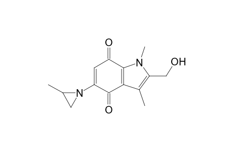 2-(Hydroxymethyl)-1,3-dimethyl-5-(2'-methylaziridinyl)-indole-4,7-dione
