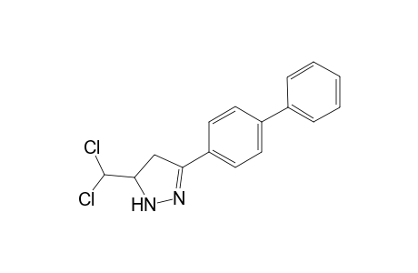 5-Dichloromethyl-3-(biphenyl-4-yl)-2-pyrazoline