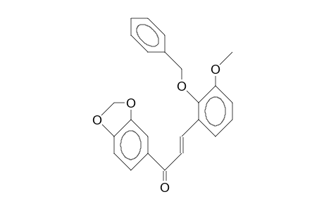2-Benzyloxy-3-methoxy-3',4'-methylenedioxy-chalcone
