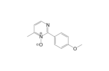 4-Methyl-2-(4-methoxyphenyl)pyrimidine 3-oxide