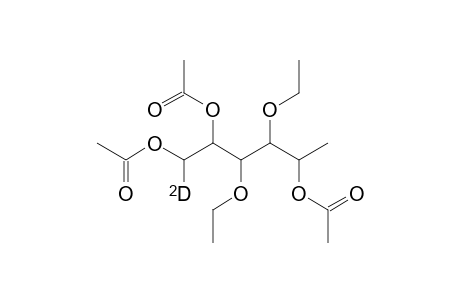 3,4-Di-0-Ethyl-6-deoxyhexitol 1,2,5-triacetate (1-D)