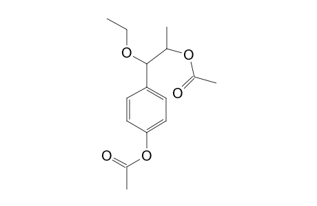THREO-4-HYDROXYPHENYLPROPAN-7,8-DIOL-7-O-ETHYLETHER-PERACETYLATED