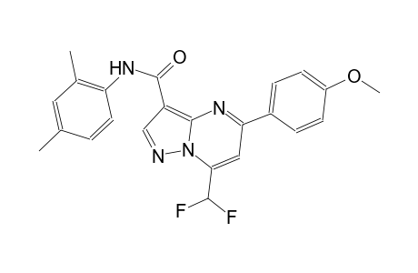 7-(difluoromethyl)-N-(2,4-dimethylphenyl)-5-(4-methoxyphenyl)pyrazolo[1,5-a]pyrimidine-3-carboxamide