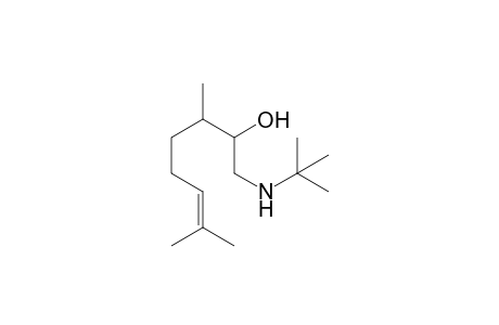 1-(tert-butylamino)-3,7-dimethyloct-6-en-2-ol