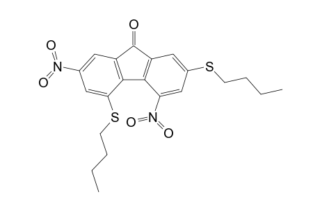 2,5-Bis(butylsulfanyl)-4,7-dinitrofluoren-9-one