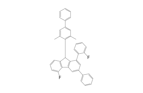 1-[2'-Fluorophenyl]-5-fluoro-9-(2",6"-dimethyl-4"-phenylphenyl)-3-phenyl-fluorene