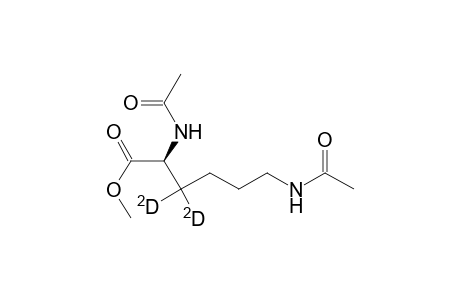 L-Lysine-3,3-D2, N2,N6-diacetyl-, methyl ester