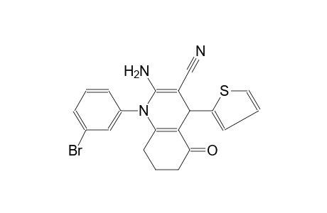 2-amino-1-(3-bromophenyl)-5-oxo-4-(2-thienyl)-1,4,5,6,7,8-hexahydro-3-quinolinecarbonitrile