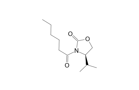 (R)-3-Hexanoyl-4-isopropyloxazolidin-2-one