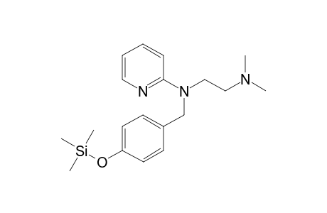 Mono trimethylsilyl derivative of Pyrilamine desmethyl-metabolite
