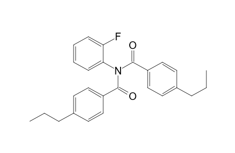 N-(2-Fluorophenyl)-4-propyl-N-(4-propylbenzoyl)benzamide