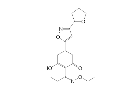 2-Cyclohexen-1-one, 2-[1-(ethoxyimino)propyl]-3-hydroxy-5-[3-(tetrahydro-2-furanyl)-5-isoxazolyl]-