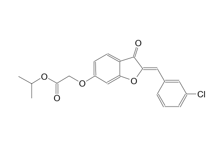 acetic acid, [[(2Z)-2-[(3-chlorophenyl)methylene]-2,3-dihydro-3-oxobenzofuranyl]oxy]-, 1-methylethyl ester