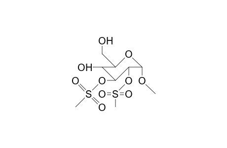 Methyl 2,3-di-O-methanesulfonyl-A-D-glucopyranoside