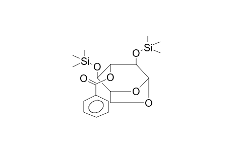 3-O-BENZOYL-2,4-DI-O-TRIMETHYLSILYL-1,6-ANHYDRO-BETA-D-GLUCOPYRANOSE