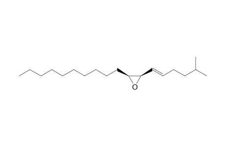 (2S,3R)-2-decyl-3-[(E)-5-methylhex-1-enyl]oxirane